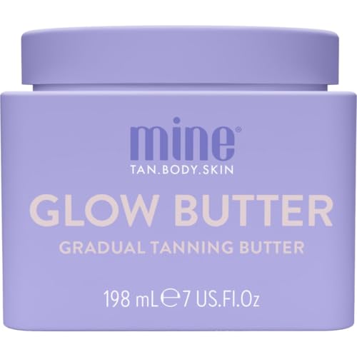 MineTan Self Tanner Body Lotion | Daily Gradual Butter - Best Moisturizing Untinted Sunless Tanning Cream To Build a Deep Dark Bronze Or Extend a Natural Golden Tan No Fake Smell 7 Fl Oz