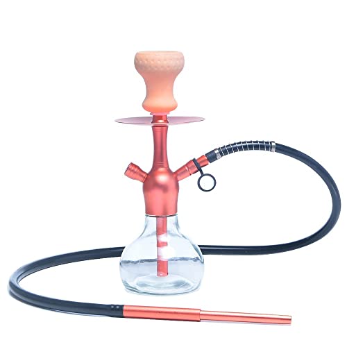 YYMMHH Einrohr-Arabisches Glas-Shisha-Set Rohrzubehör Shisha Arabian Shisha, für Brakah Shisha Stickhah Engagement…