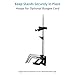 PROAIM SnapRig Wall/Door Rack for C-Stands I Includes Base & Top Hanger I Gear Mount Made up of High-Grade Steel I Holding Capacity of 6 C-Stands (WR222)