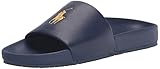 Polo Ralph Lauren Herren Cayson Sandalen zum Reinschlüpfen, Newport Navy/Gold Pp, 44.5 EU