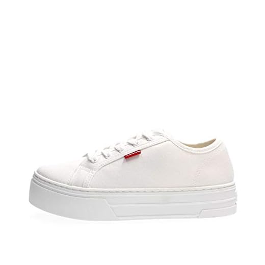 Levi's Tijuana, Sneakers Mujer, Blanco (B White 50), 41 EU