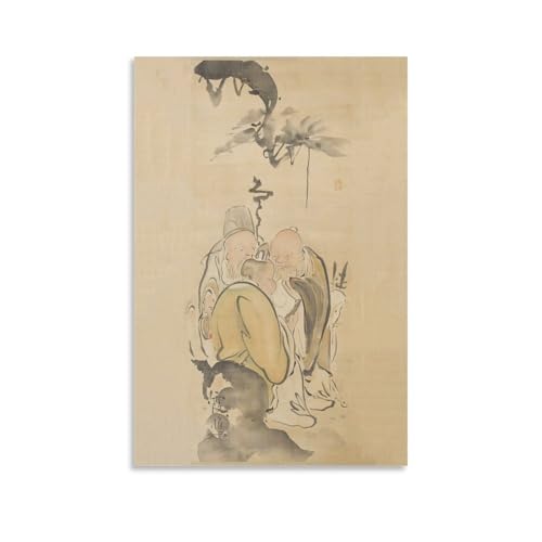 Peinture sur toile Ike Taiga, décoration murale zen pour bureau et salon moderne