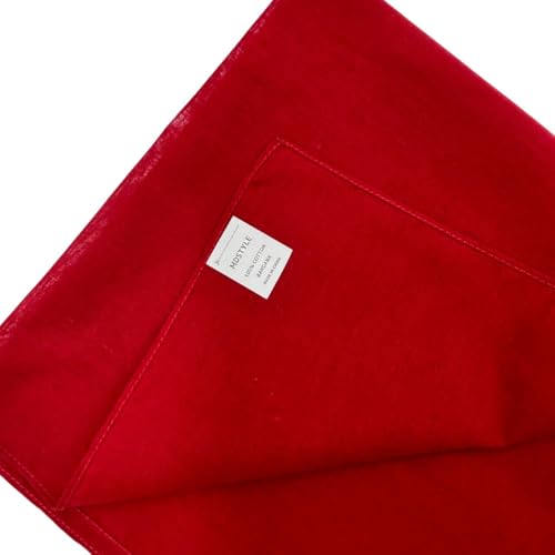Image of MDSTYLE 100% Cotton Solid Color Bandana for Men & Women 22 inch x 22 inch Handkerchief Headband Scarf