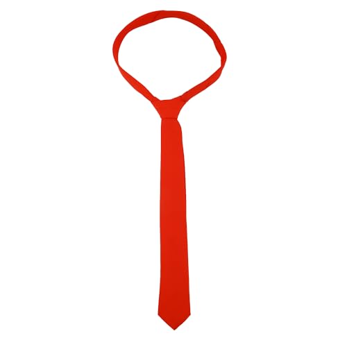 Image of Solid Color Slim Microfiber Tie-Matte Finish Tie for Men, Boys, Gents-Formal & Casual Wear-Combo Pack