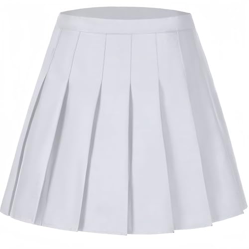 Women Pleated Skirt Tennis Golf Skorts with Lining Shorts Athletic Pleated Skirts for Women