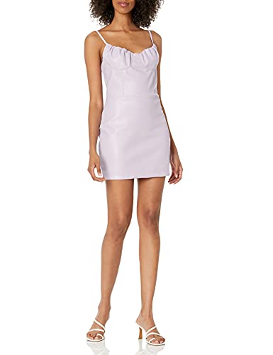 KENDALL + KYLIE Women's Shired Bust Cup Mini Dress, Wisteria, 4-6