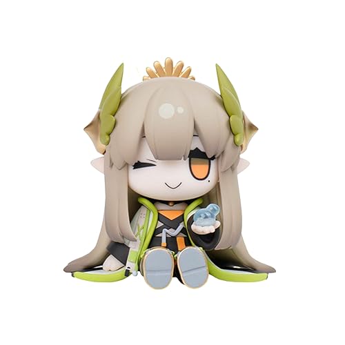 Zhongkaihua Arknights Muelsyse - Figura de 7,5 cm, modelo de anime, juego de tartas, caja de computadora, colección de decoración de escritorio, regalo para fanáticos