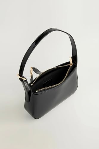 Image of Premium PU Leather Sling Bag for Women | Elegant Chain Strap Crossbody Handbag | Stylish Small Shoulder Purse with Magnetic Button Closure