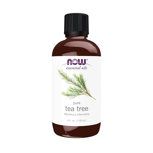 NOW Essential Oils, Tea Tree Oil, Cleansing Aromatherapy Scent, Steam Distilled, 100% Pure, Vegan, Child Resistant Cap, 4-Ounce