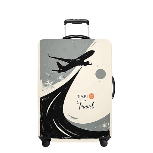 Travel Luggage Cover Washable Suitcase Protector Anti-Scratch,Stretchable Fit for 20-34Inch Luggage Durable Travel Bag Cover with Zipper Closure (L(28-30inch suitcase))