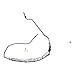 Edelmann 92218 Power Steering Pressure Line Hose Assembly: Replacement for 2006-05 Buick Terraza, Chev. Uplander, Pont. Montana, Saturn Relay; V-6 3.5 L ENG.; W/FWD