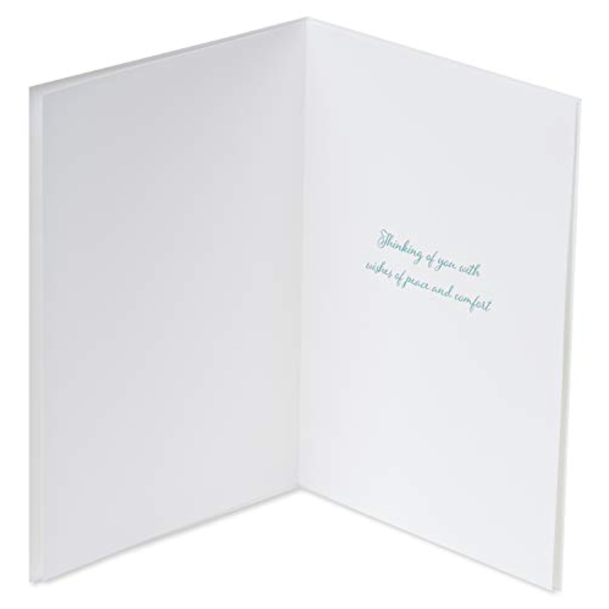 Elegant Greenery Sympathy Card