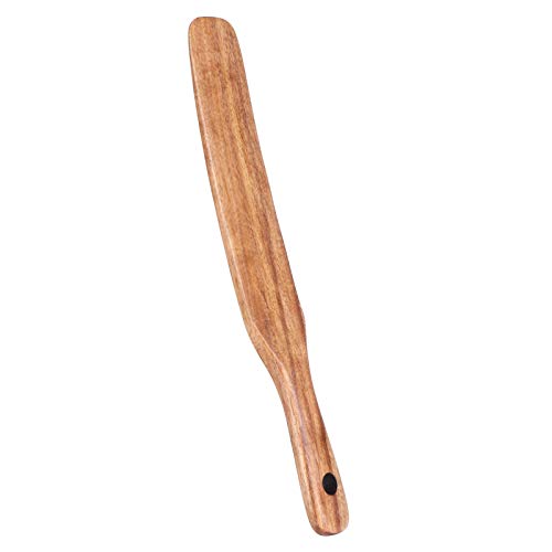 Teak Cream Spatula, Spurtle Wooden Cooking for Household Kitchen Utensil Dabla Spatula Cooking Utensils NonStick Wooden - Image 3