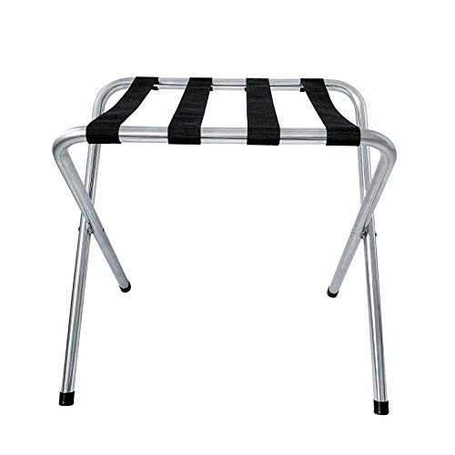 Porte-bagages XJJUN Porte-bagages, Porte-bagages En Acier Inoxydable, Porte-bagages, Porte-bagages Pliable En Métal Pour Chambres D'hôtel, Pas D'installation (Color : A, Size : 60x40x57cm) Cover