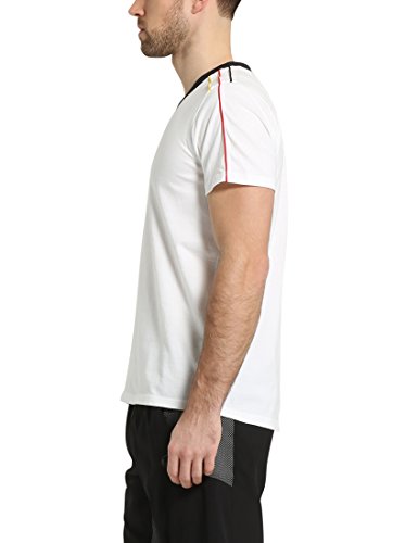 Summary Camiseta para Hombre, Campeonato de Europa UEFA de fútbol de 2016, algodón, Primavera/Verano, Unisex, Color Blanco, tamaño L