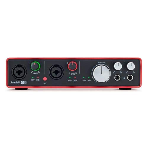 Focusrite Scarlett 6i6 Second Generation (2nd Gen) 6 In/6