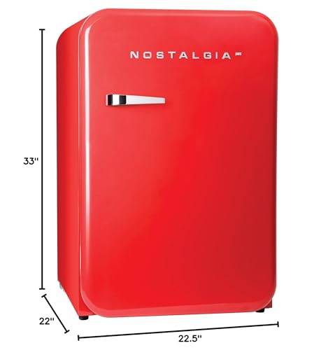Nostalgia RRF38SDRD Rff38Sdrd Retro Series 3.8-Cubic Foot Refrigerator thumb #7