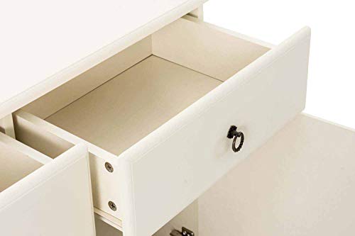 CLP Comò Shabby Chic Lenni Camera da Letto in MDF