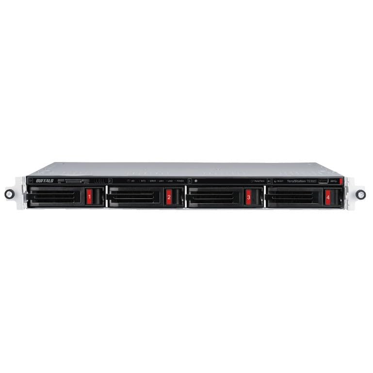 Image of BUFFALO TeraStation 3420RN 4-Bay SMB 48TB (4x12TB) Rackmount NAS w /Hard Drives Included Network Attached Storage