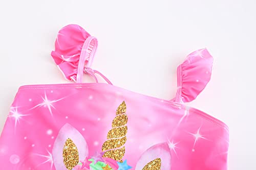 Image of Akokvlar Two Pieces Swimsuit Mermaid Bikinis Tankini Bathing Suit for Little Girls