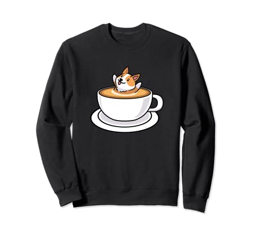 Funny Corgie Crazy Dog Lover Gifts Taza Café Corgie Sudadera