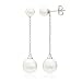 Produktbild Eye Candy Damen-Ohrstecker Ohrringe 925 Sterling Silber rhodiniert 4 Süßwasser-Zuchtperlen ECJ-ER0046