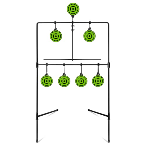 Ideagle BB Gun Targets Larger Metal Resetting Airsoft Pellet Gun Shooting Target for Backyard, Rated for .177 .20 Caliber
