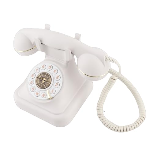 Téléphone rétro vintage pour décoration de bureau à domicile et livre d'or audio d'anniversaire