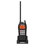 Retevis RM15 VHF Marine Radio, IP68 Floating Handheld VHF Radio, 2000mAh Battery, Dual-Color Screen, International Marine Channels, Ship to Shore Radio with Loudspeaker for Boats(1 Pack)