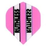 100 micron grueso Ms-Dartshop - Pluma estándar, diseño con texto \"Ruthless\", color rosa