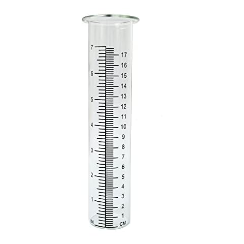 Lueudu 7" Plastic Rain Gauge Replacement Tube Cover