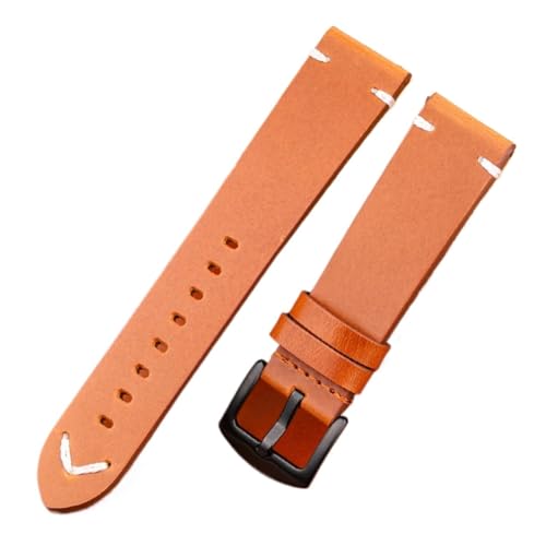 Bracelet de montre en cuir véritable vert pour affirmer votre style au quotidien au bureau