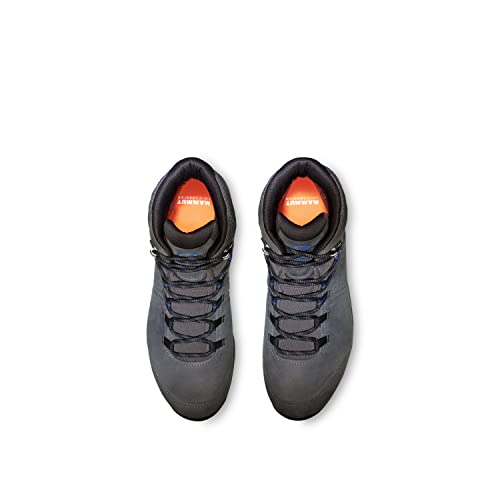 Image of Mammut Men's Mercury IV Low GTX Hiking Shoes, Titanium-Hot Red, Vibram Sole, 3D Memo Foam, Day Hike Comfort