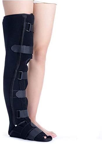 rodillera artritis mujer menisco y ligamento Brace de tobillo, soporte de pie de la pierna con soporte de férula de férula Soporte de ternero Correa de tobillo Deslocación de ligamento VENDACIÓN DE LI