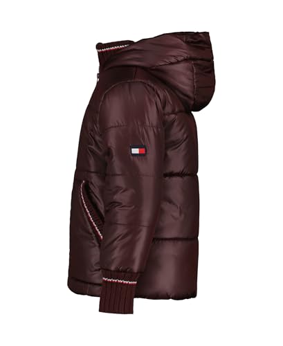 Tommy Hilfiger Girls' Short Length Heavyweight Puffer Jacket with Polar Fleece Lining2