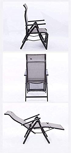 Chaise longue d'extérieur robuste avec assise extra large en textile premium - 3