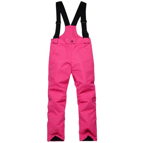 Pantalon de snowboard et ski rose chaud hiver enfant 10-11 ans