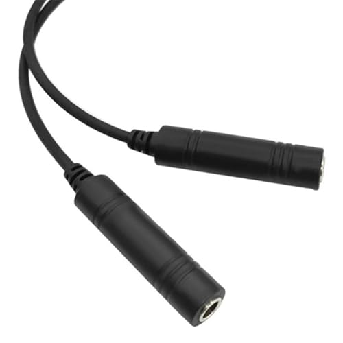 Adaptador para Auriculares de Aviación a U174/U Helicóptero con Doble Enchufe miniatura 3