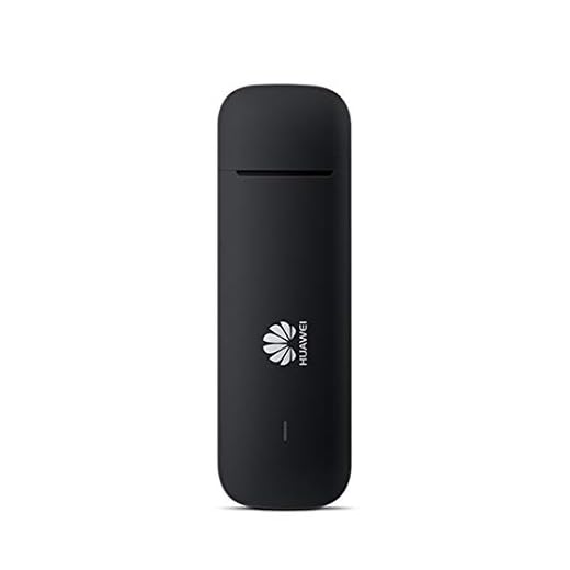 HUAWEI E3372h-320 (2020), LTE/4G 150 Mbps USB-dongel, olåst till alla nätverk (äkta brittiskt garantilager) - svart