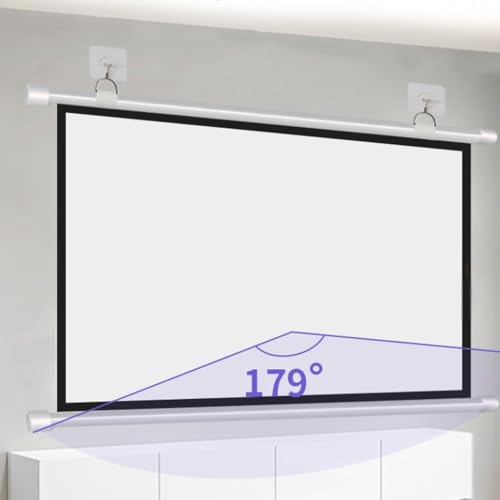 Pantalla manual de proyección 72 pulgadas 4:3 miniatura 2