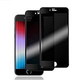 【覗き見防止】 iPhoneSE2 用 iPhoneSE3 用 ガラスフィルム 覗き見防止 iphoneSE 第2世代 / 第3世代 用 液晶保護 フィルム のぞき見防止 強化ガラス のぞき見 【指紋防止/気泡ゼロ/干渉しない/貼り付け簡単/2枚セット】
