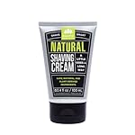 Pacific Shaving Company Natural Shaving Cream - Shea Butter + Vitamin E Shave Cream for Hydrated Sensitive Skin - Clean Formula for a Smooth, Anti-Redness + Irritation-Free Shave Cream (3.4 Oz)