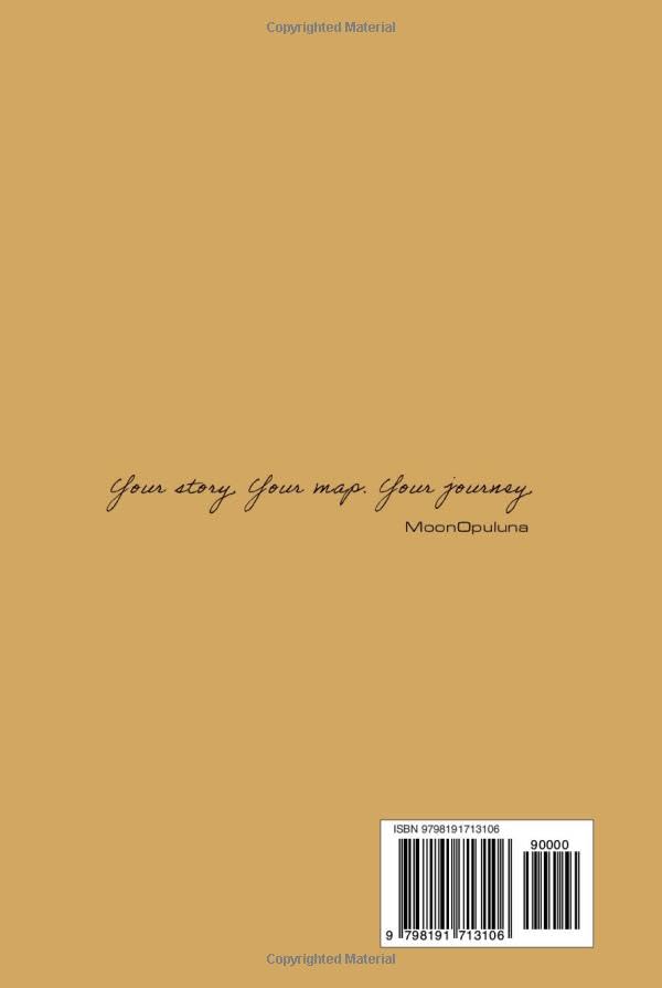 Cute Traveler Girl Unlined Notebook: Mustard Yellow 6x9 Inches 120 Pages Journal for Girls, Teens & Kids, Travel Journal, Aesthetic School Supplies & Journaling Gift image 3