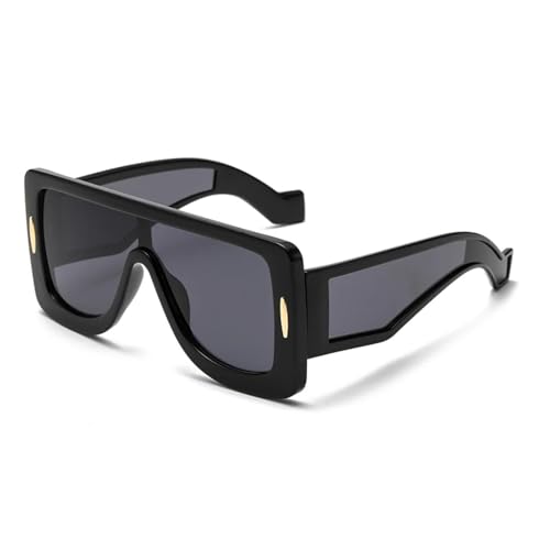 Lunettes de soleil intégrées à grande monture tendance pour vos sorties en ville