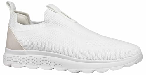 Geox U SPHERICA Baskets pour Homme, Blanches, 41 EU, Blanc., 41 EU