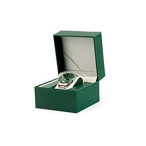 YCLIUdming Scatola per orologi in pelle PU Supporto per orologio da polso quadrato Scatola di visualizzazione per orologio da polso regalo gioielli uomo donna