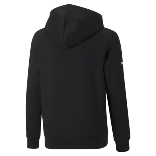 PUMA Kids Boys Bmw Mms Essentials Graphic Hoodie Athletic Outerwear Casual Pockets - Black2