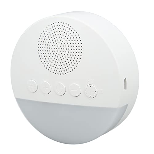 Máquina de Ruido Blanco, 3 Luces Nocturnas Temporizadas que Promueven el Sueño Máquina de Sonido de Ruido Blanco Recargable por USB para Uso Doméstico