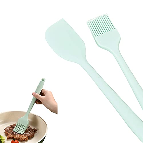 BLBK Juego de 2 brochas de silicona resistentes al calor para hornear, cocinar, soltar, parrilla, grado alimenticio, resistente al calor Cover
