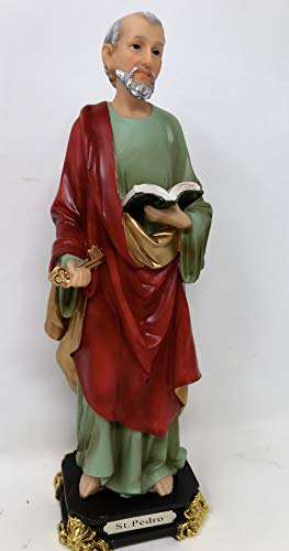 Estatua de Resina de San Pedro St. Peter miniatura 2